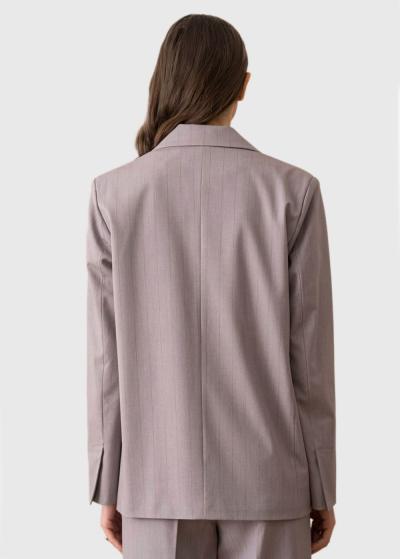 Aira pelēka strīpaina žakete - back