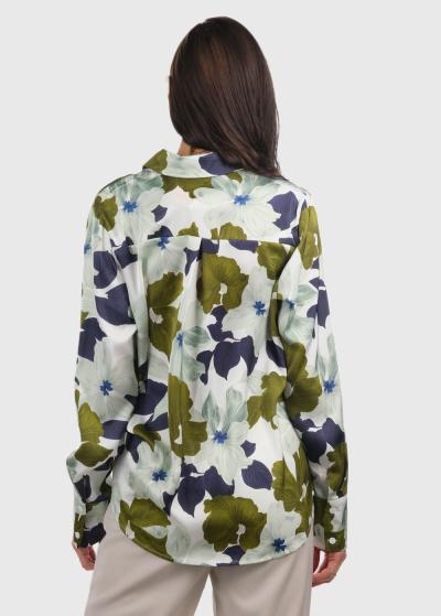 Darya blūze ar ziedu rakstu - back