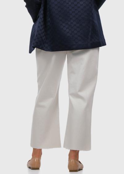 Balti sieviešu džinsi - back