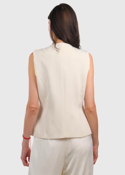 Dove bēša sieviešu veste - back