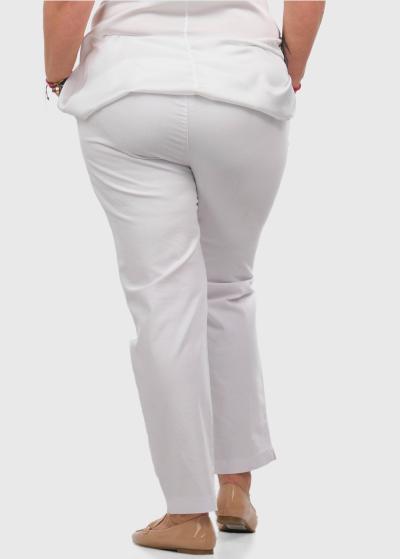 Désirée Lielo izmēru baltas bikses - back