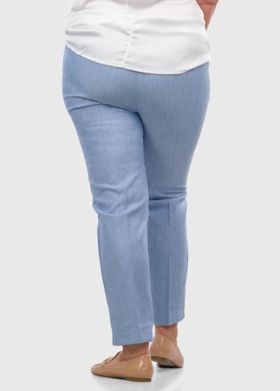 Danbi Lielo izmēru gaiši zilas bikses ar kabatām - back