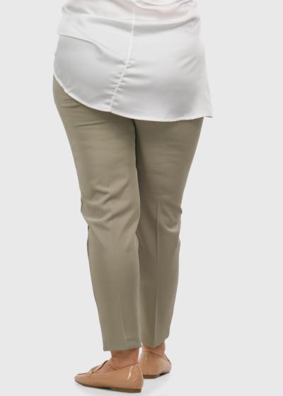 Julieta Lielo izmēru olīvu sieviešu bikses - back