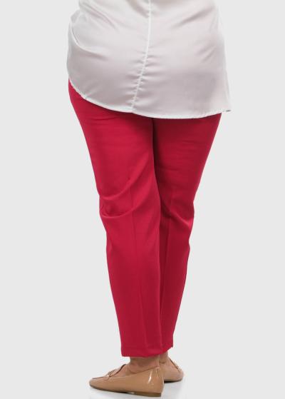 Julieta Lielo izmēru rozā sieviešu bikses - back