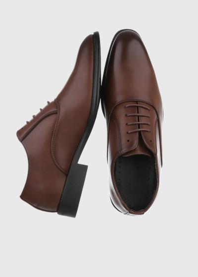 Connie brūni apavi ar šņorēm - back