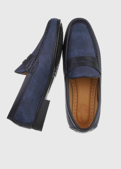 Deo tumši zili vīriešu loaferi - back