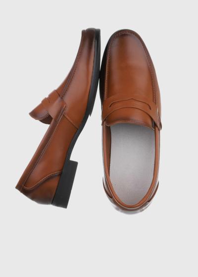 Derian brūni vīriešu loaferi - back