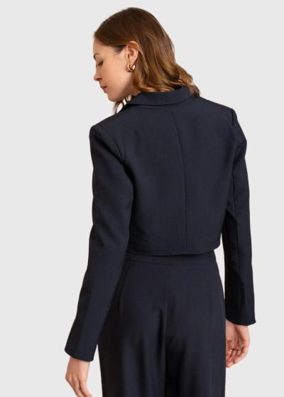 Salvadora tumši zila īsa žakete - back