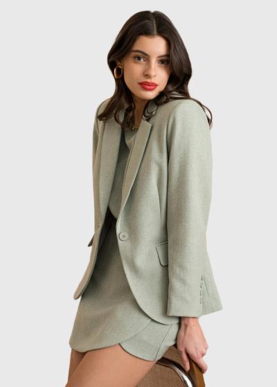 Elle gaiši zaļa žakete - back