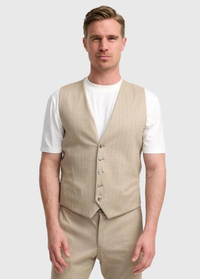 Emo bēša divpusēja veste - back