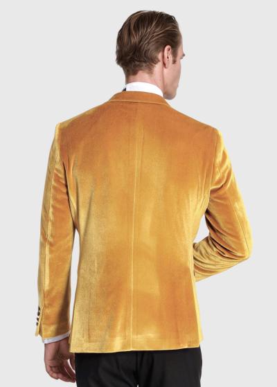 Emrys dzeltens pieguļošais uzvalks - back