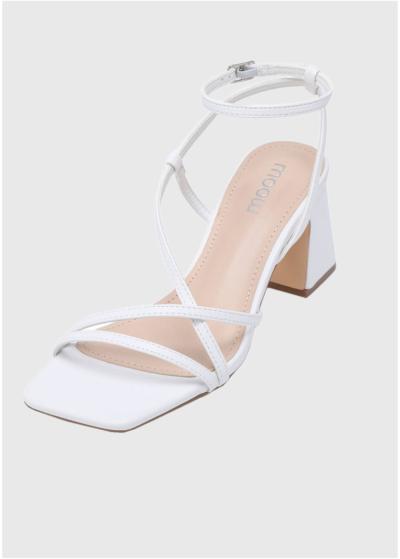 Eska baltas sieviešu sandales - back