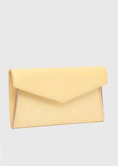 Elga dzeltens sieviešu klačs - back