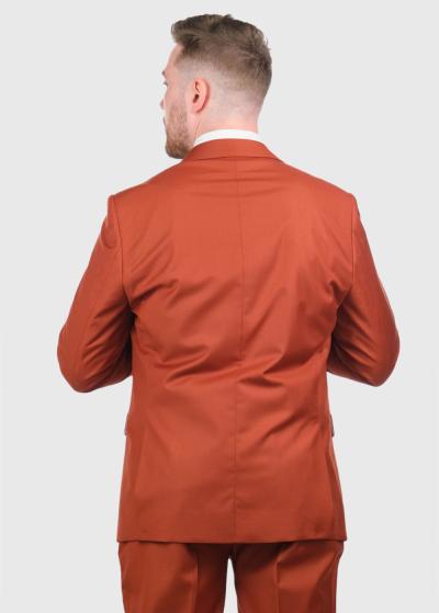 General oranžs pieguļošais uzvalks - back