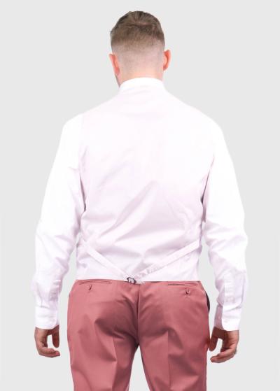 Grell rozā klasiska veste ar ķēdīti - back