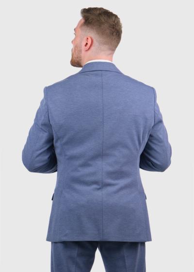 Chen zils pieguļošais uzvalks - back