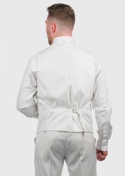 Kaan balta klasiska veste - back