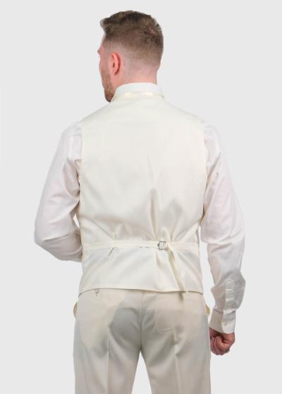 Kaan balta klasiska veste - back