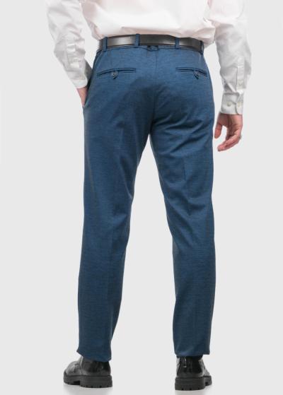 Kaniel zilas vīriešu bikses ar kabatām - back