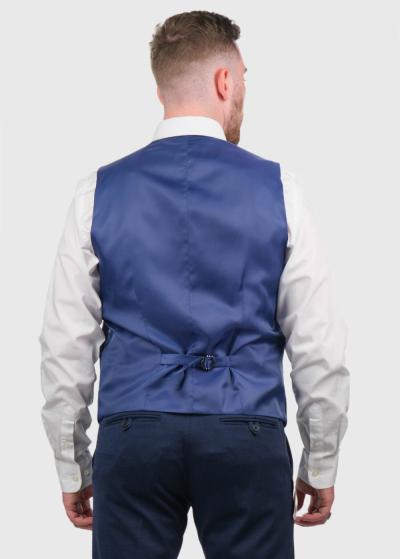 Kaniel zila klasiska veste - back
