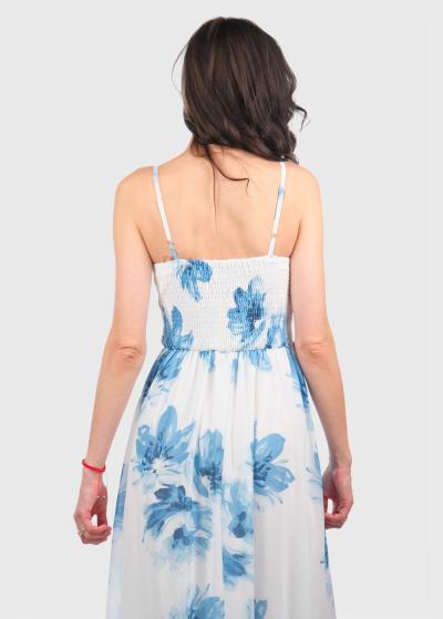 Eliya gara vakarkleita ar ziedu rakstu  - back