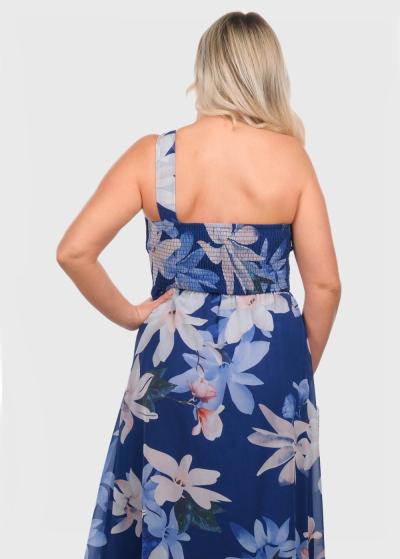 Etsu zila gara vakarkleita ar rakstu  - back