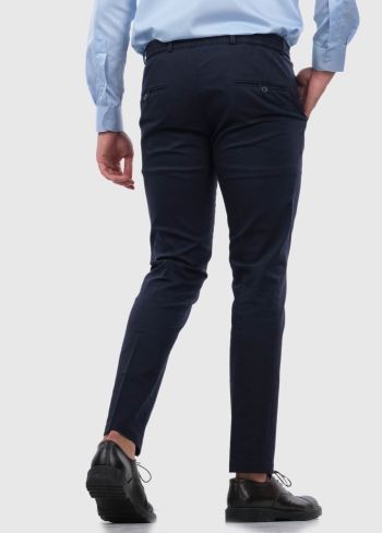 Diodato tumši zilas vīriešu bikses - back