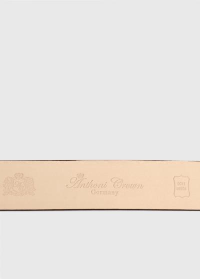 Melna ādas josta ar zeltītu sprādzi - back