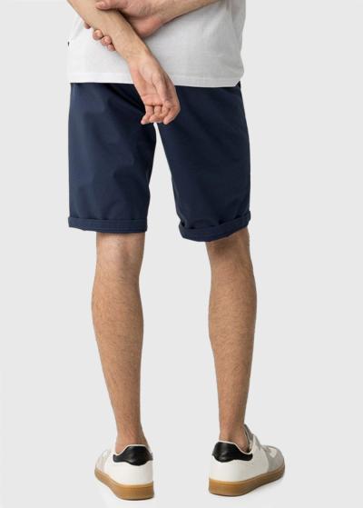 Tumši zili vīriešu šorti ar kabatām - back