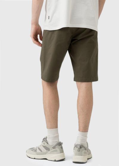 Haki vīriešu šorti ar kabatām - back