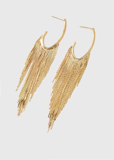 Evi zelta krāsas auskari - back