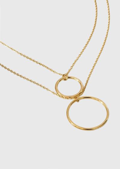 Ginger zelta krāsas kaklarota  - back