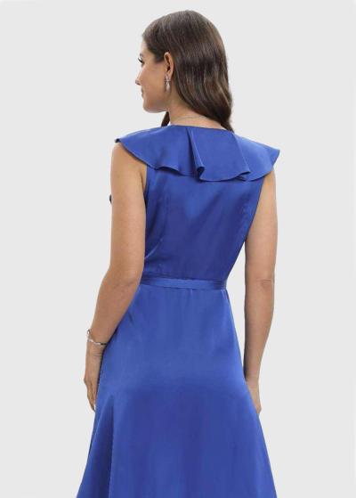 Inna zila vakarkleita ar volānu  - back