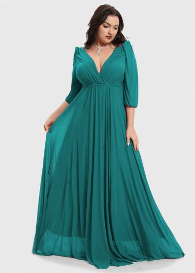 Irade Lielo izmēru gara vakarkleita - back