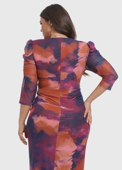 Isalinа vakarkleita ar trīs ceturtdaļu piedurknēm  - back