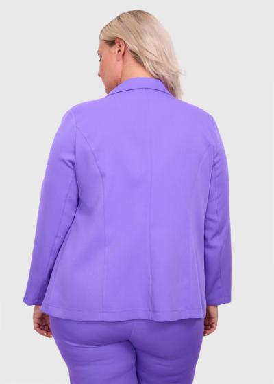 Arsinoуа Lielo izmēru violeta sieviešu žakete - back