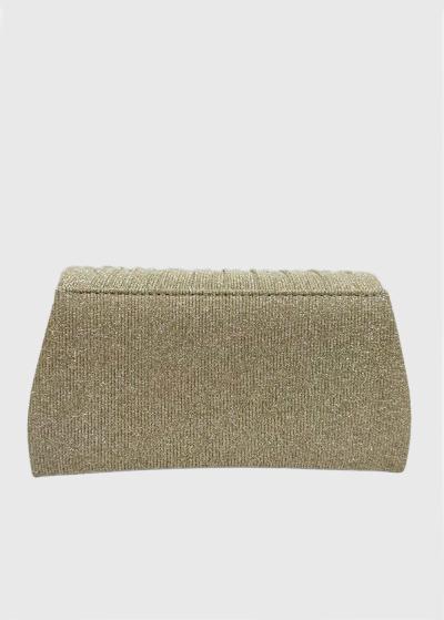 Jisoo zelta klačs ar spīdumiem  - back