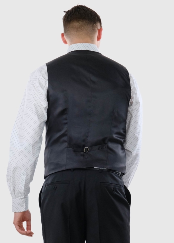 Anastasio melna vīriešu klasiska veste - back