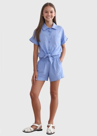 Karen gaiši zils kostīms - back