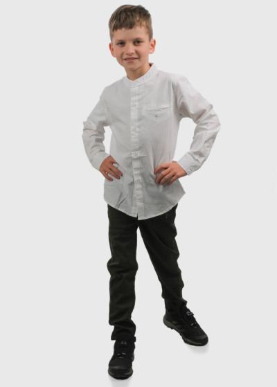 Ban balts krekls ar garām piedurknēm - back