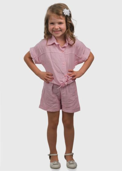 Karen rozā kostīms - back