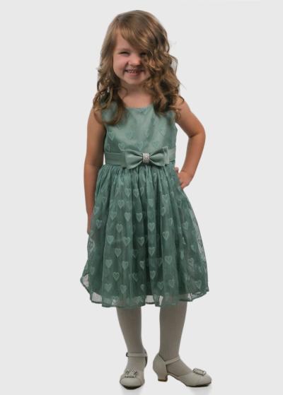 Kaidi piparmētru kleita ar banti  - back