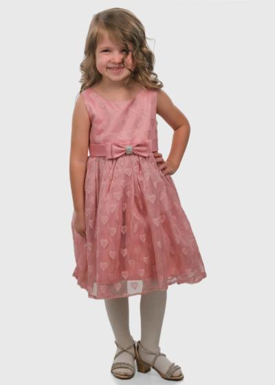 Kaidi rozā kleita ar banti  - back