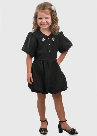 Kia melna īsa kleita - back