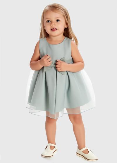 Kerri zaļa kleita ar banti  - back