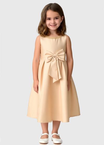 Katina zelta kleita ar rāvējslēdzēju - back