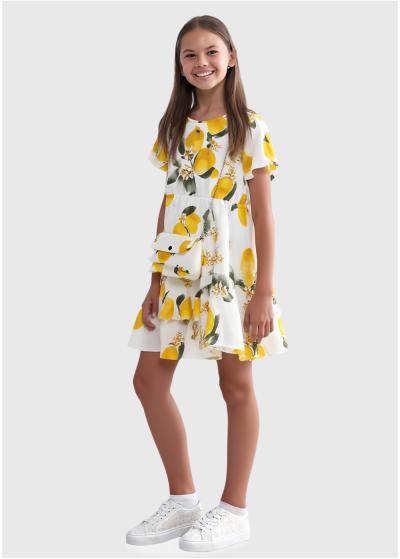 Luciana kleita ar rakstu - back