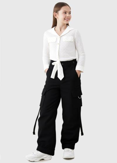 Liseli balta blūze ar spīguļiem - back