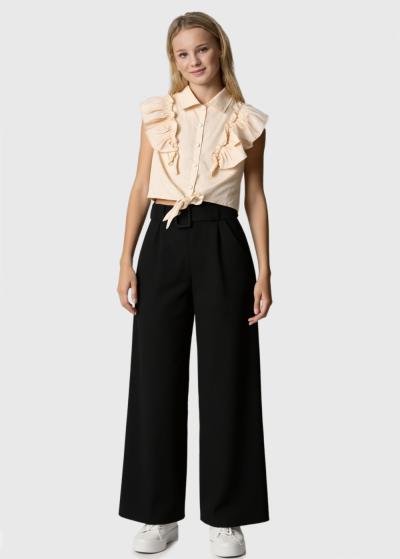 Lidia melnas bikses ar kabatām - back