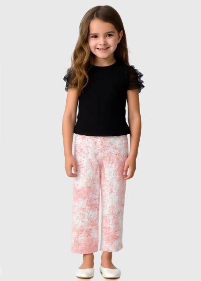 Kandy melna blūze ar īsām piedurknēm - back